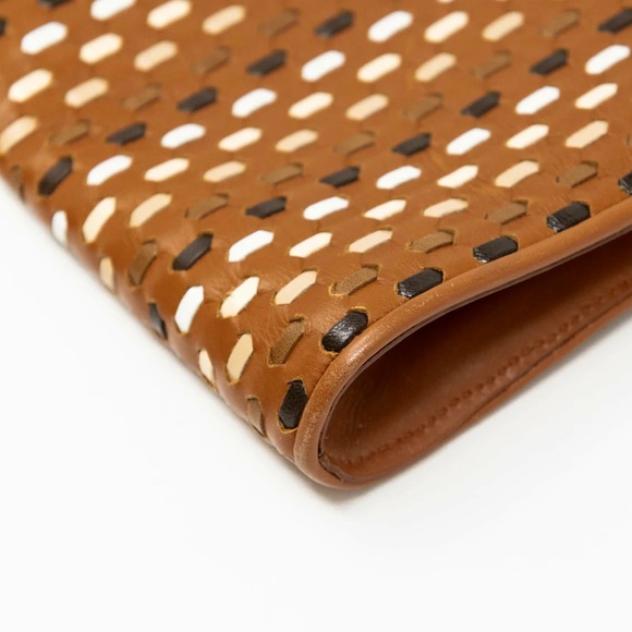 Salvatore Ferragamo Brown Woven Baguette Bag - Picture 9 of 13